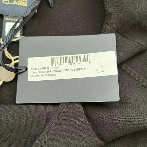 Cavalli Class SZ 6 Evening Maxi Black Dress - Picture 10 of 13